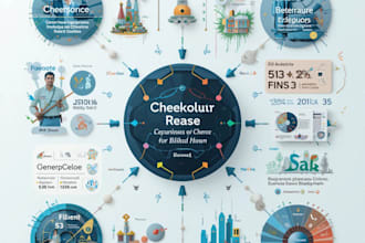 design a unique custom and professional infographic