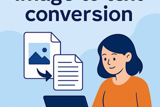 type and convert image, PDF, scans or handwritten to text
