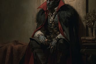 do fantasy horror vampire character art