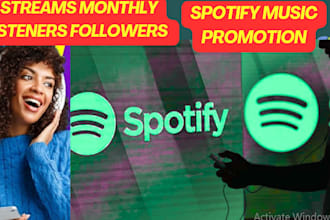 promote your spotify to increase spotify monthly listeners
