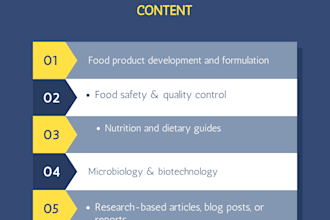write engaging food science and recipe content