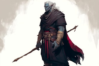 create character artwork for you