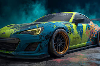do custom car wrap designs, vehicle wrap design for you