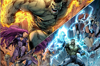 draw comic book cover comic cover page design comic book