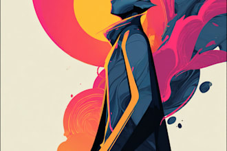 do creative abstract art for you