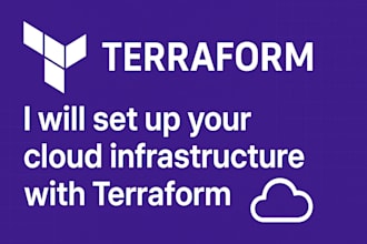 be your terraform guy for provisioning infrastructure