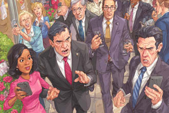 create a custom political cartoon for any issue