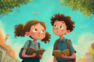 illustrate children book illustrations and kids story
