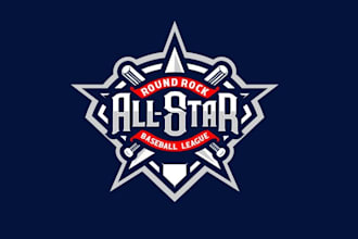 design baseball league jersey hat logo
