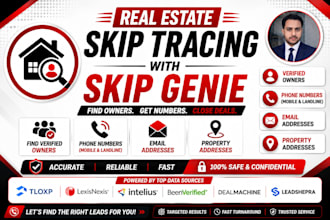 do real estate skip tracing with skip genie and dnc scrub