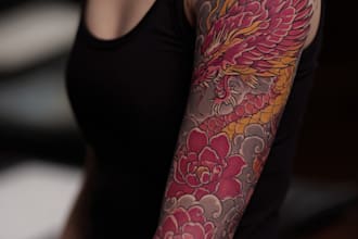 draw you a design with traditional tattoo style