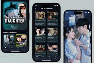 develop mini drama app like dramabox app, series streaming app, ott, vod