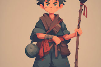 make simple 2d game characters