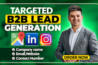 do high targeted b2b lead generation, local leads, verified email list building