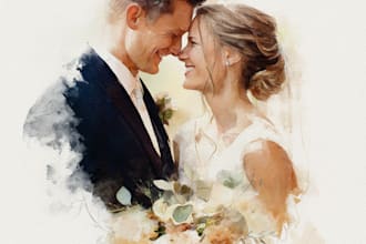 draw amazing watercolor portraits for your family