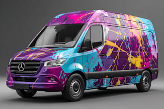 do customized vinyl van wrap vehicle car wrap print graphics