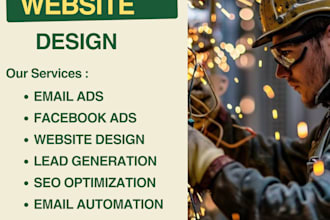 design a professional electrical website for your service