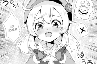 do manga illustration art