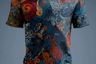 illustrate tshirts and merchandise