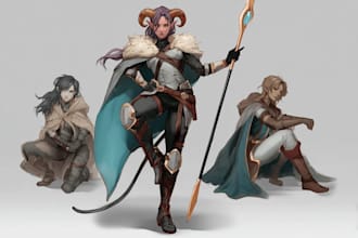 do character designs for your indie game