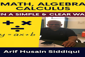teach math, algebra, and calculus in a simple and clear way