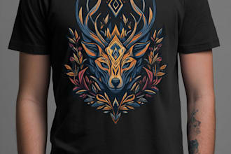 custom tshirt design pinup vintage retro illustration style