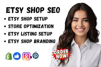 setup etsy shop seo optimisation etsy listing etsy product category