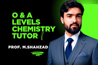 teach o level, a level, igcse, and gcse chemistry online