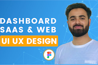 design saas dashboard and admin panel website UI in figma