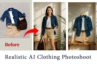 create realistic ai model photos from your clothing images