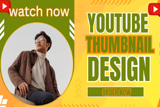 design attractive clickbait amazing youtube thumbnail in 24 hours