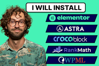 elementor pro, astra pro, divi, crocoblock, rank math pro official plugins
