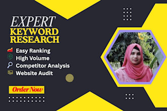 do keyword research, website audits and competitor analysis