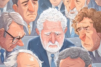 design political cartoon or editorial illustration