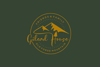 make magnificent type forward logo for flag and t shirts