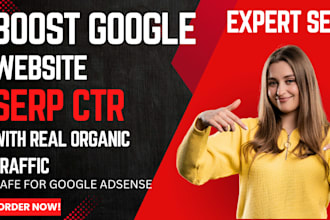 do CTR manipulation for gmb and gbp to increase SEO traffic, keyword ranking