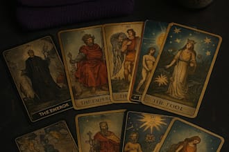 provide a deep reading with tarot, runes and pendulum