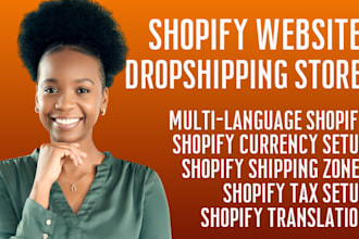 localize shopify website for international customers shopify dropshipping store