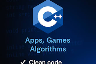 create professional applications, games, and algorithms
