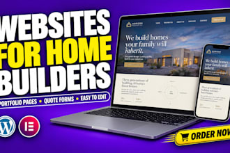 design a premium wordpress website for home builders and remodelers