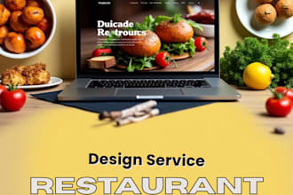 design a restaurant website in elementor