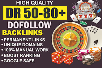 provide high DR 60 plus permanent seo dofollow backlinks