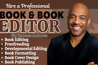 proofread and edit your book ebook or novel