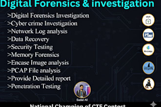 provide digital forensics, evidence recovery and forensic investigation services