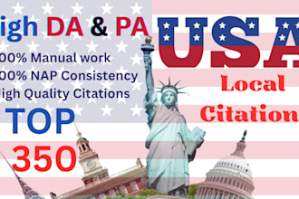 manually build USA local citations on top of high authority directories