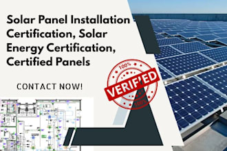 certified solar panel and energy certification, solar power certification permit