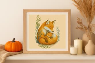 create realistic mockups for your cross stitch pattern shop on etsy
