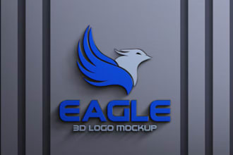 make a stylish eagle bird logo for your company