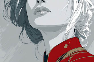 make  comic book cartoon and custom illustration digital art