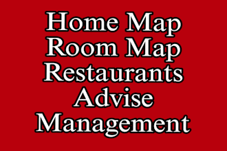 create home map room resturants and resort design